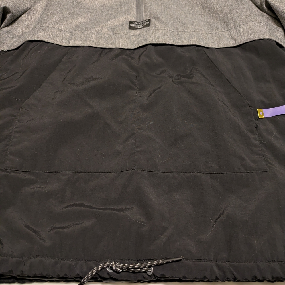 Men's Gray and Black Hooded Jacket - Picture 11 of 14